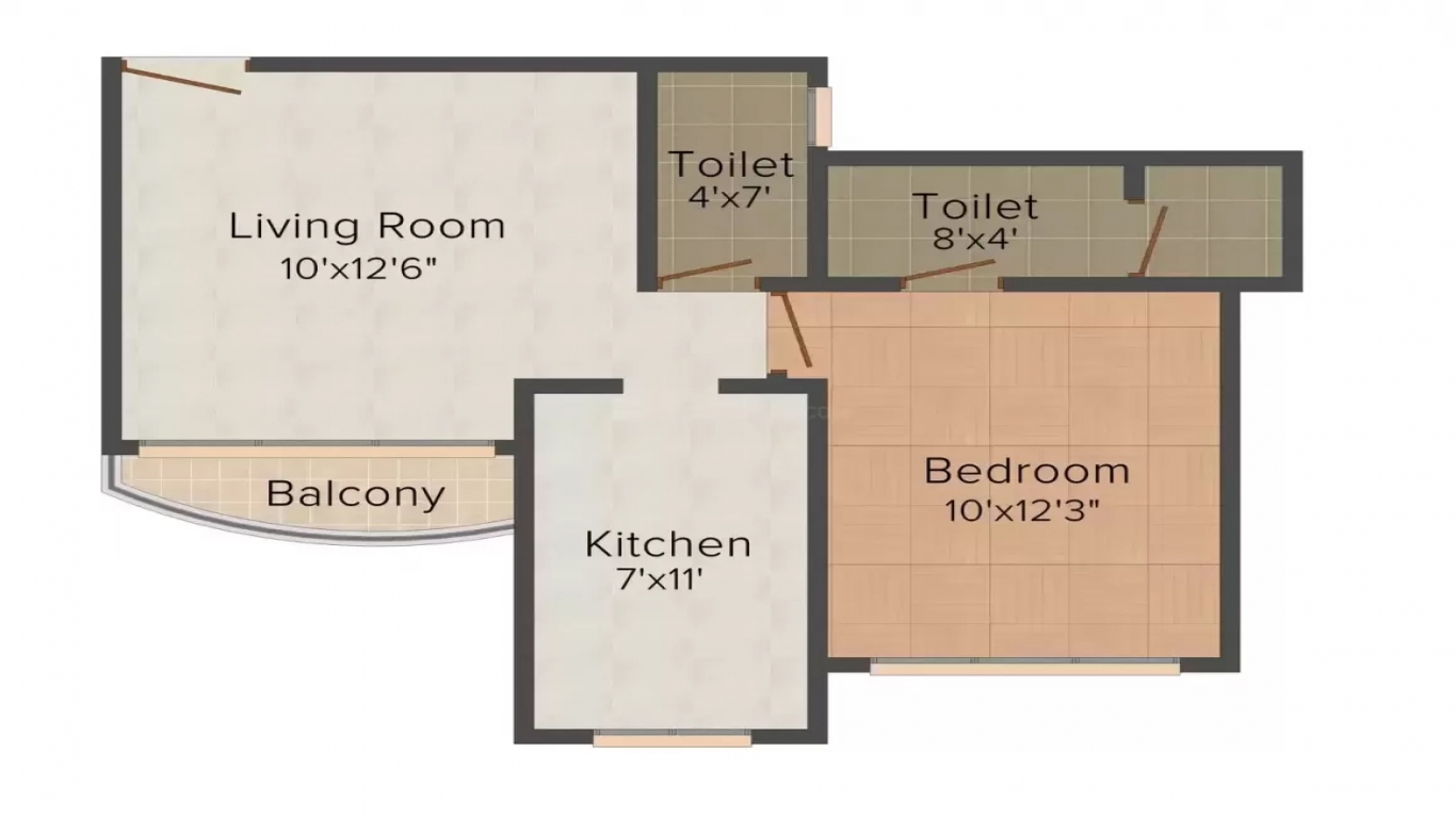 UNIVERSAL CUBICAL JOGESHWARI-Universal Cubical floor plan-1bhk.jpg